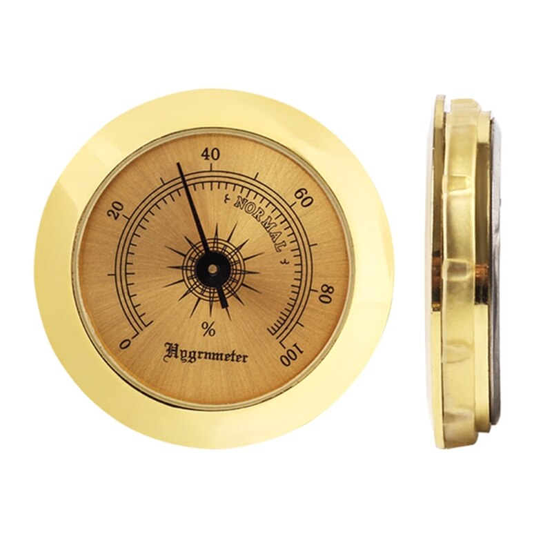 50mm Mini Household Guitar Case Cigar Hygrometer C... Grandado