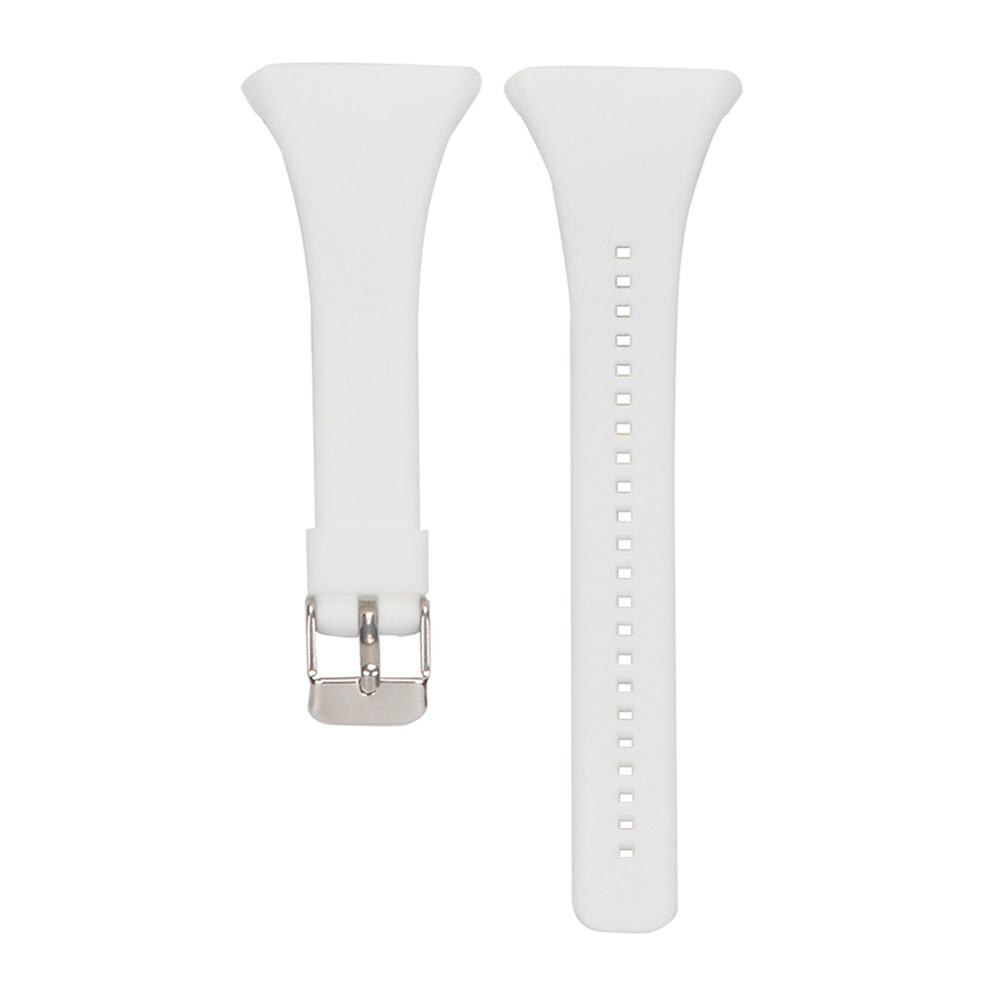 1 Uds correa de goma de silicona para POLAR FT4 FT7 FT Series Correa Universal para reloj POLAR bandas ajustables 3cm: Blanco