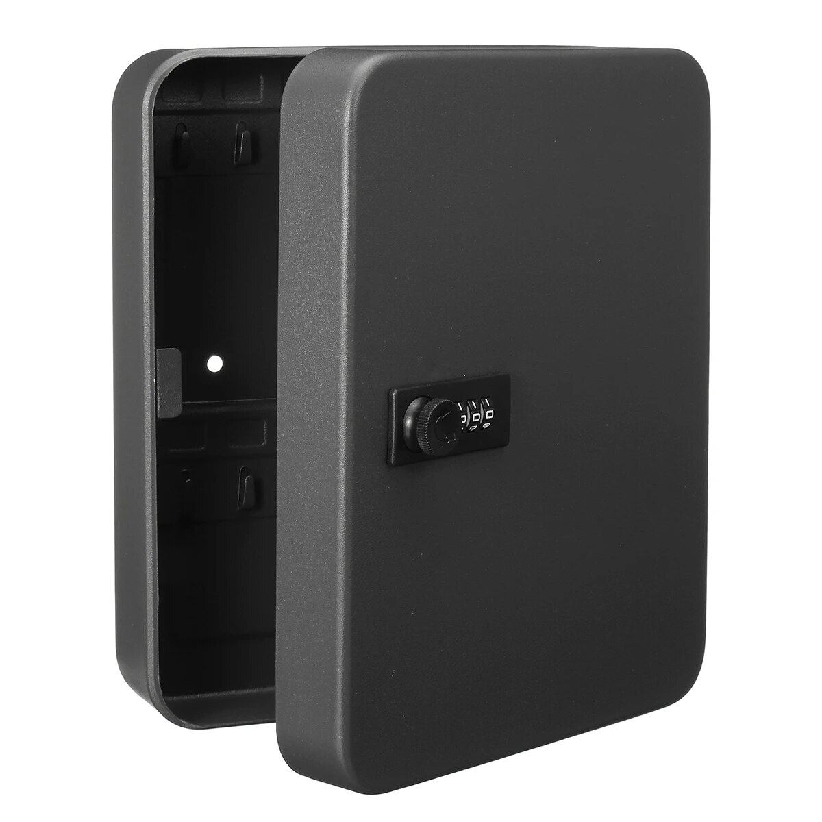 Security Car Combination Lock Metal Storage Cabinet Wall Mounted Key Safe Box Lockable Home Office Password Organizer