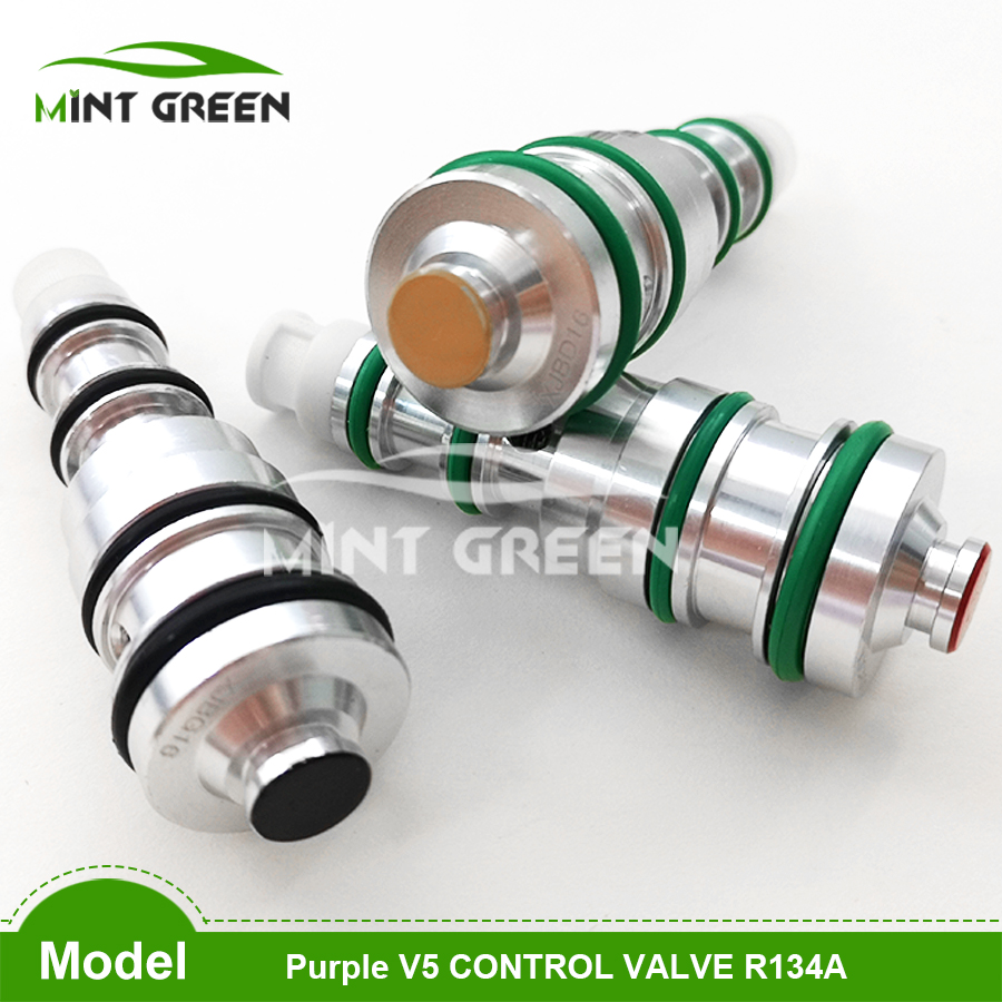 Car A/C Control Valve V5 AC Compressor Control Valve Black Red Blue Green yellow Pressure Valvula Torre