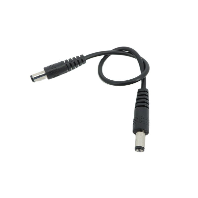 12V DC Male To Male plug Power supply Connector Extension cable Plug 5.5 x 2.1mm CCTV camera Adapter Cords 0.5m/1M/2M
