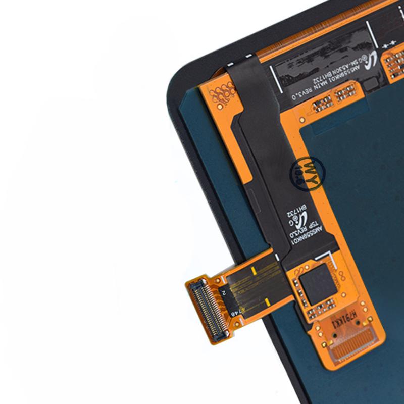 Super amoled lcd samsung galaxy  a8 lcd  a530 display til samsung  a8 a530 touch screen digitizer samling udskiftning
