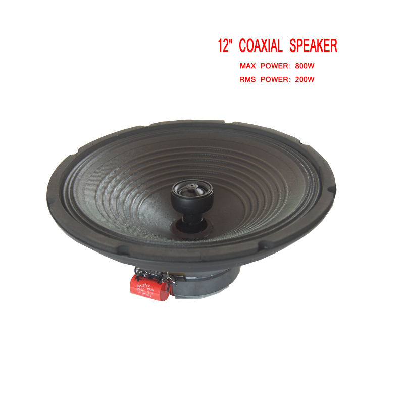 Altavoz Coaxial de gama completa para el hogar, accesorios de Audio HiFi de 12 pulgadas, 80W, giratorio de 8 ohmios, 360 grados, Tweeter de seda KTV