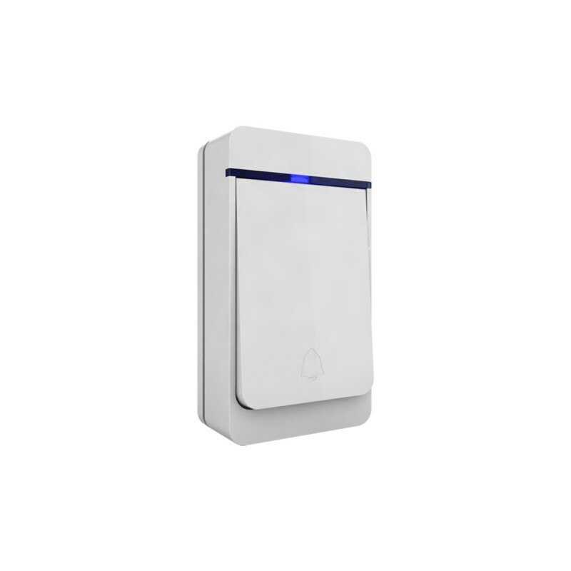 Elektronische Deurbel Ouderen Oproep Home Security Draadloze Deurbel Smart Klokkenspel Deurbel Alarm 38 Liedjes Waterdichte Touch Knop