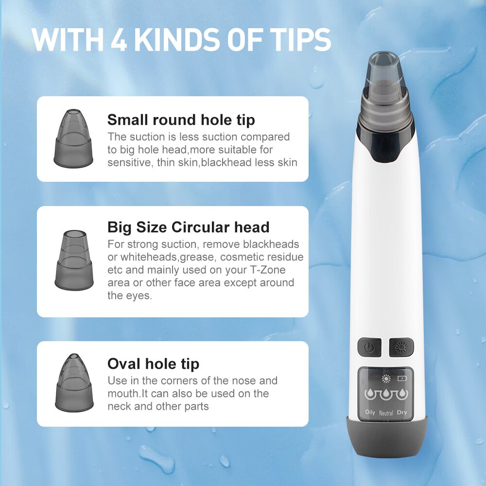 Ultrasonic Skin Scrubber Facial Peeling Pore Cleaner Exfoliator Face Sprayer Vacuum Blackhead Remover Spa Nano Facial Steamer