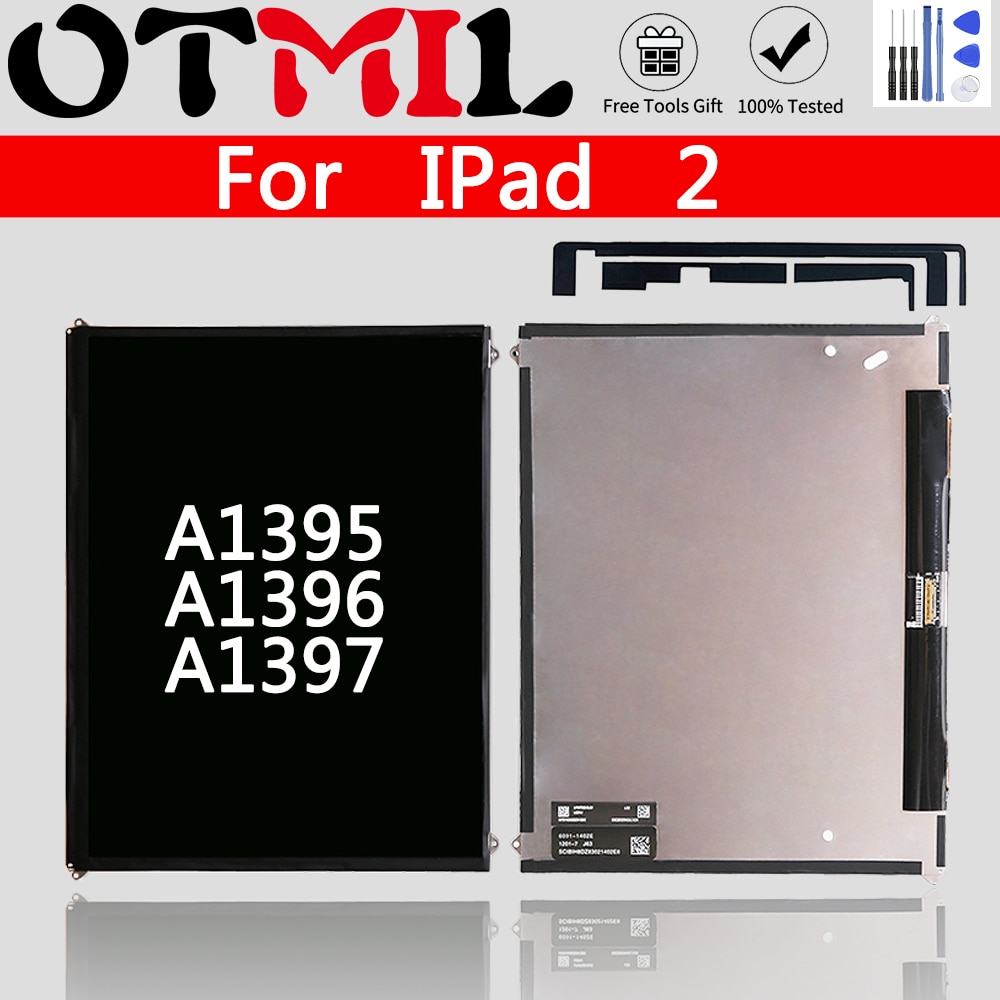 9.7 "Voor Ipad 2 IPad2 2nd A1395 A1396 A1397 Originele Lcd-scherm Touch Screen Digitizer Vergadering Voor Glas vervanging