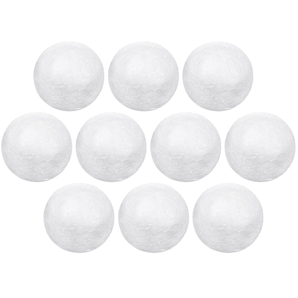 10 Pieces 2cm Shaped Styrofoam Ornaments DIY Craft Party Decoration: Ball  3