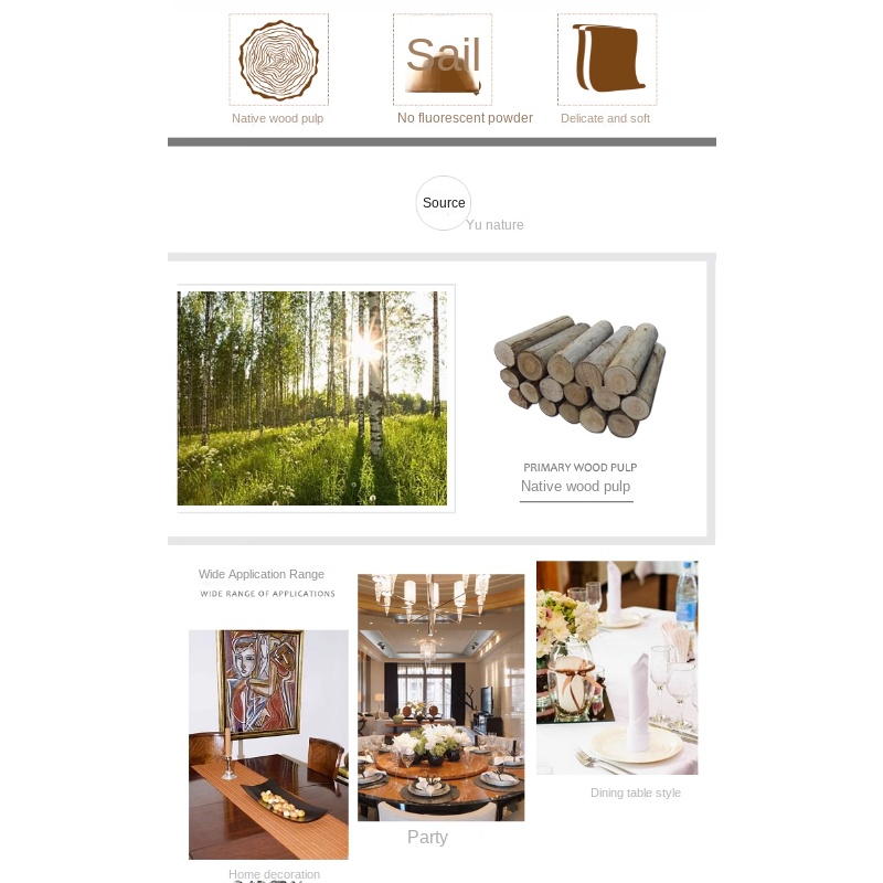 Tweelaags Gekleurde Papieren Handdoeken Bruiloft Houtpulp Papieren Tafel Wegwerp Napkinsflower Bedrukte Servetten Food Grade Café Servetten