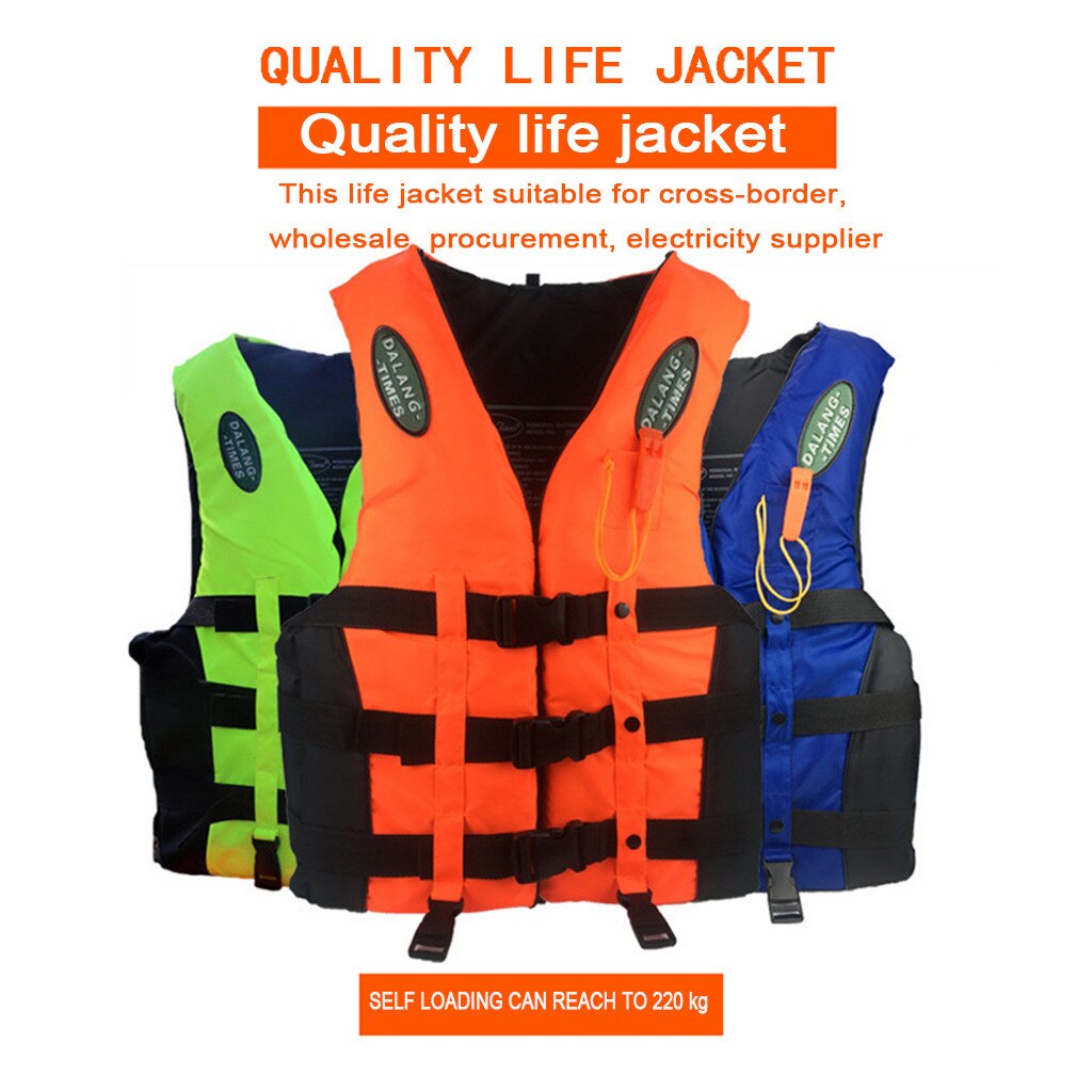 Adults Life Jacket Aid Vest Kayak Ski Buoyancy Fishing Boat Watersport