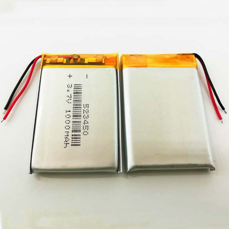 10 stks 3.7 v 1000 mah 503450 503450 p Lithium-polymeer LiPo Oplaadbare Batterij Voor MP3 DVD PAD Camera recorder 5*34*50