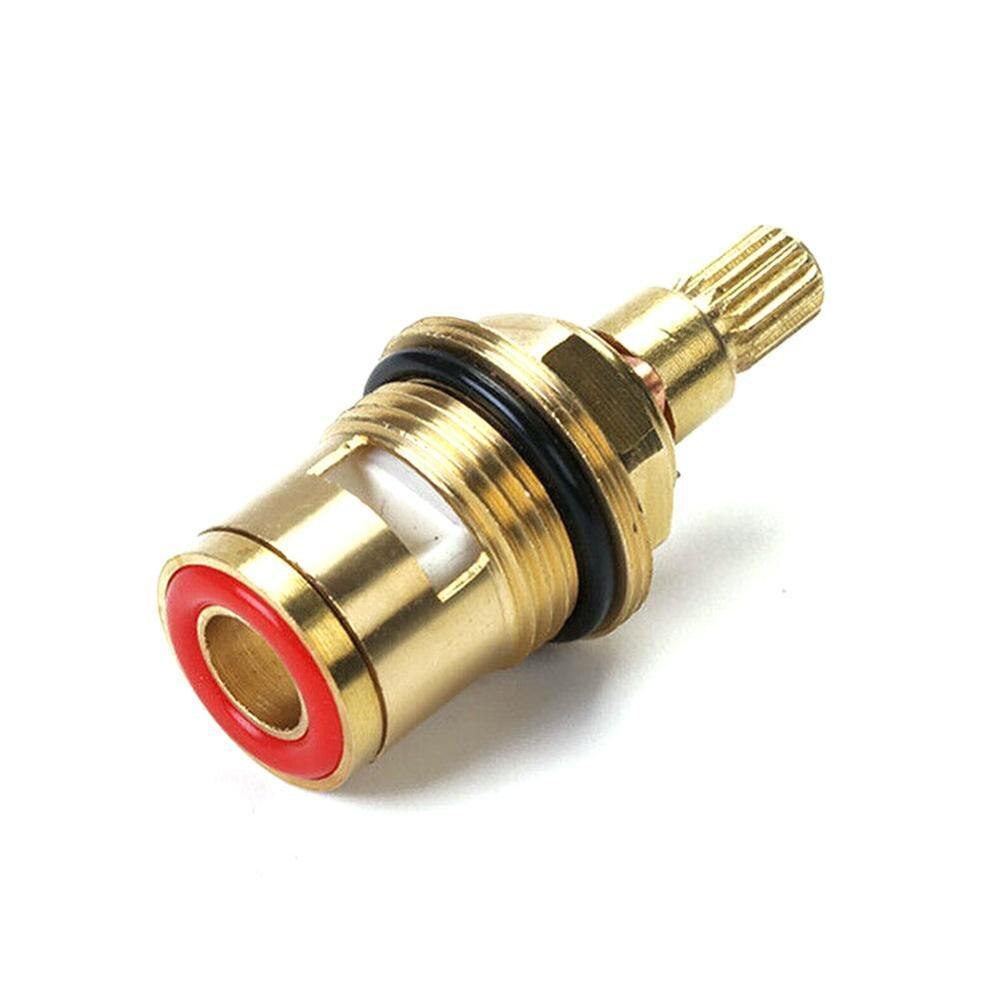1 Pair Replacement Valves Ceramic Tap Valve For Bathroom Accessories Cartridges Thread 20 1/2 Hardware Teeth Faucet E7H9
