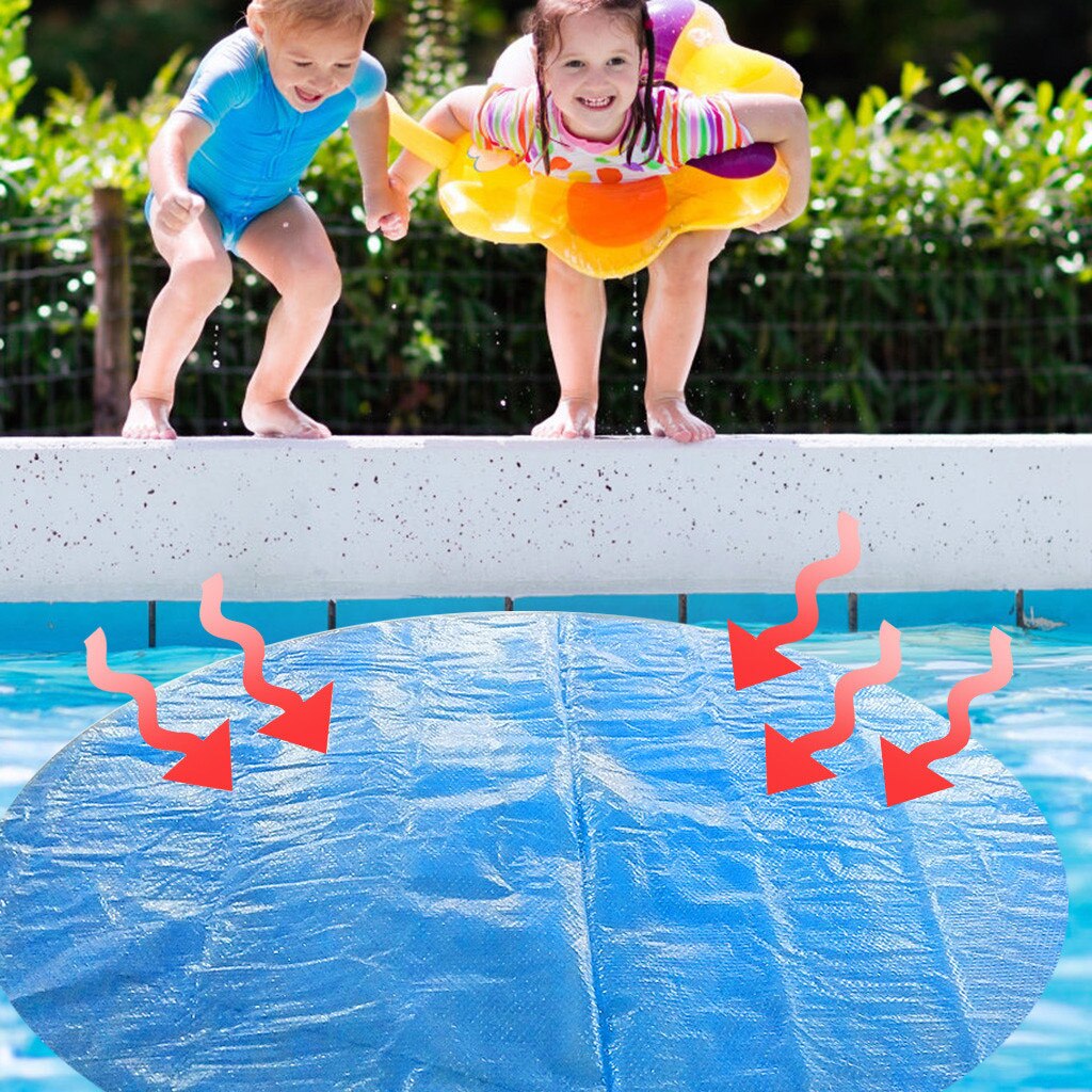 Zwembad Cover Protector Voet Boven Grond Blauw Bescherming Zwembad 4ft Voet Solar Zwembad Cover Anti Dust Bescherming Zwembad 20JUN15
