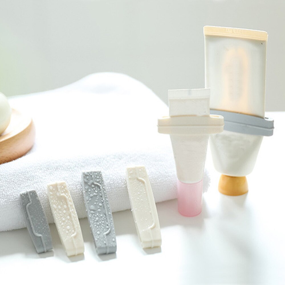 3Pcs/Set Portable Toothpaste Squeezer Toothpaste Dispenser Plastic Toothpaste Clip Bath Accessories