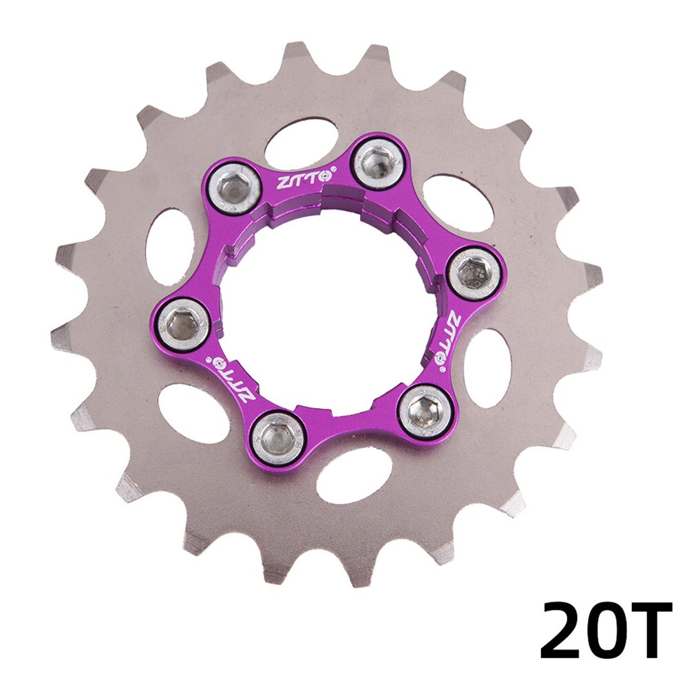 Bicycle Single Speed Freewheel Steel 16/17/18/19/20/21/22/23T 10/11 Speed HG Hub Bike Conversion Kit BMX MTB Sprocket Parts: 05