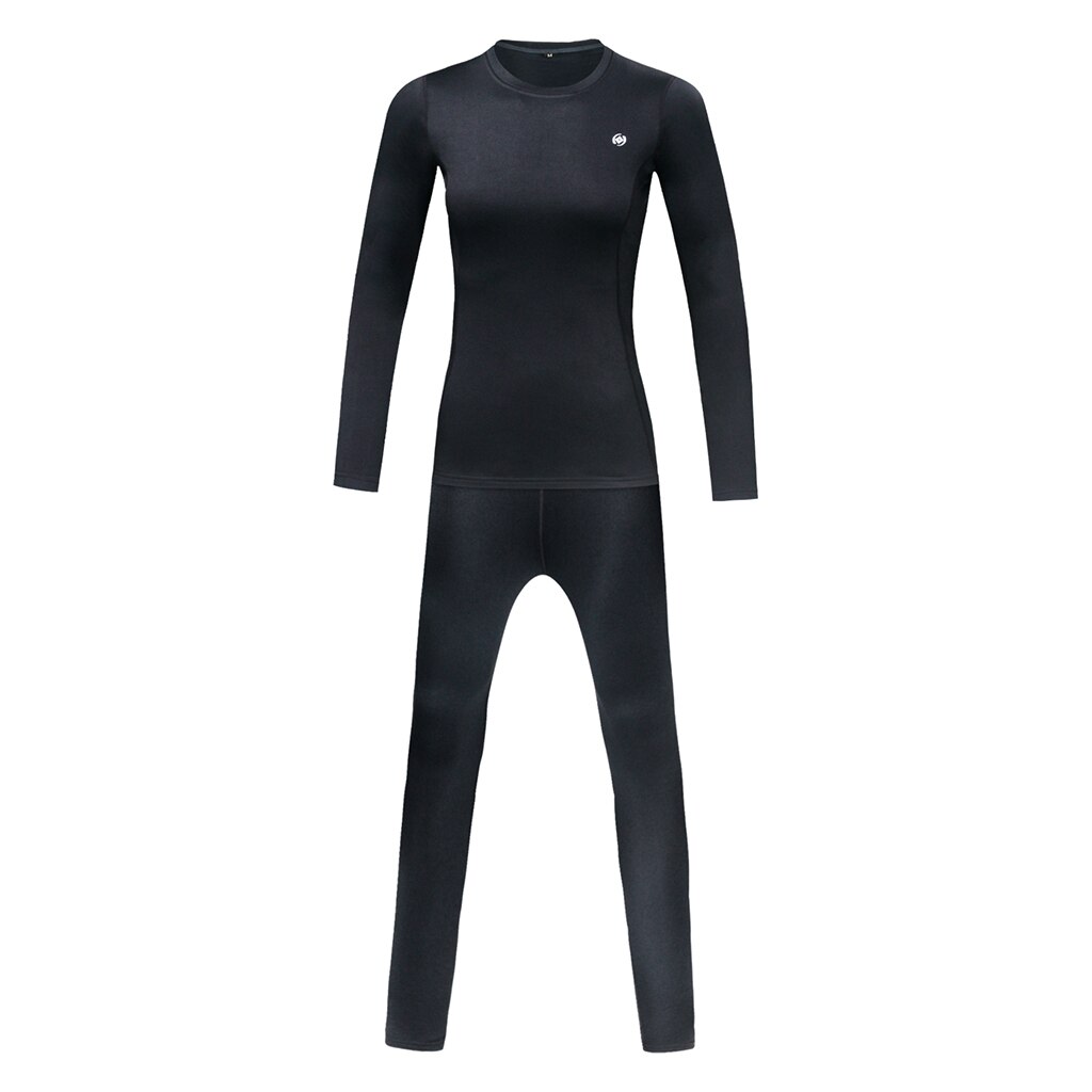 Ademend Thermisch Ondergoed Fleece Lange Mouw Lange Onderbroek Top & Bottom Set