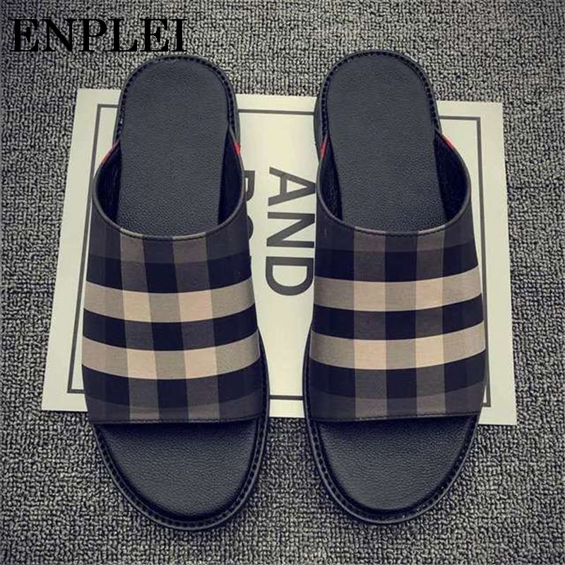 Enplei, sandalias de verano, zapatillas antideslizantes, zapatillas de baño Unisex, zapatillas cómodas, Chanclas de playa, chanclas suaves para interior, para hombre, talla 38-44