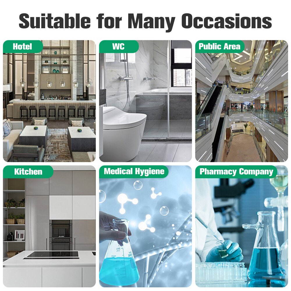 Dispensador automático de jabón líquido, gran capacidad, Sensor inteligente, herramienta de lavado de manos, máquina desinfectante de Alcohol, 500ml