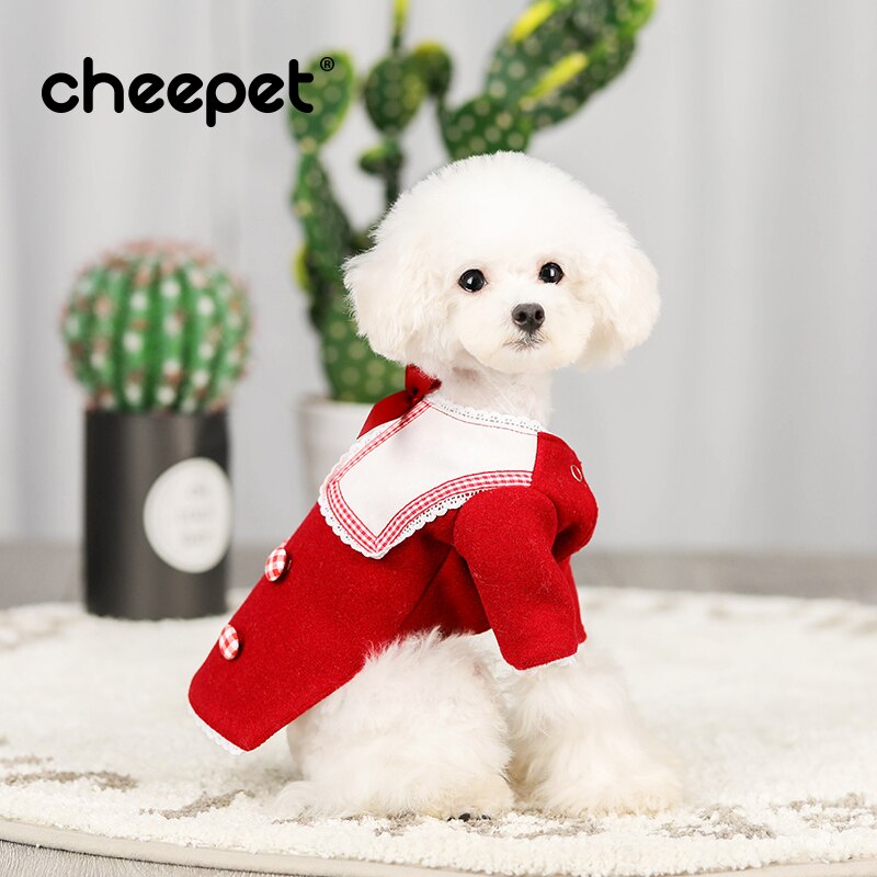 Abrigo de Mascota para perro, ropa de estilo pijo