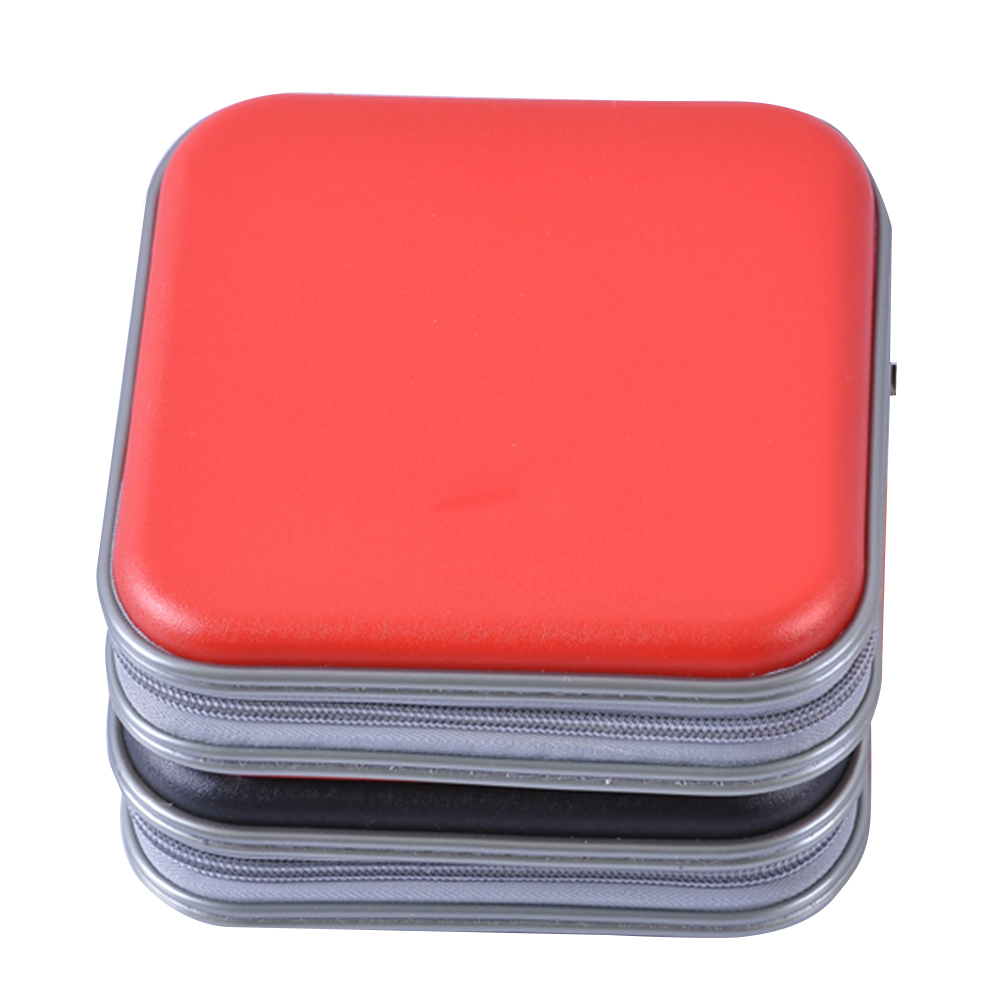 80 pièces capacité disque CD DVD portefeuille rangement organisateur étui CD sac disque portefeuille rangement organisateur boîtes avec fermeture à glissière