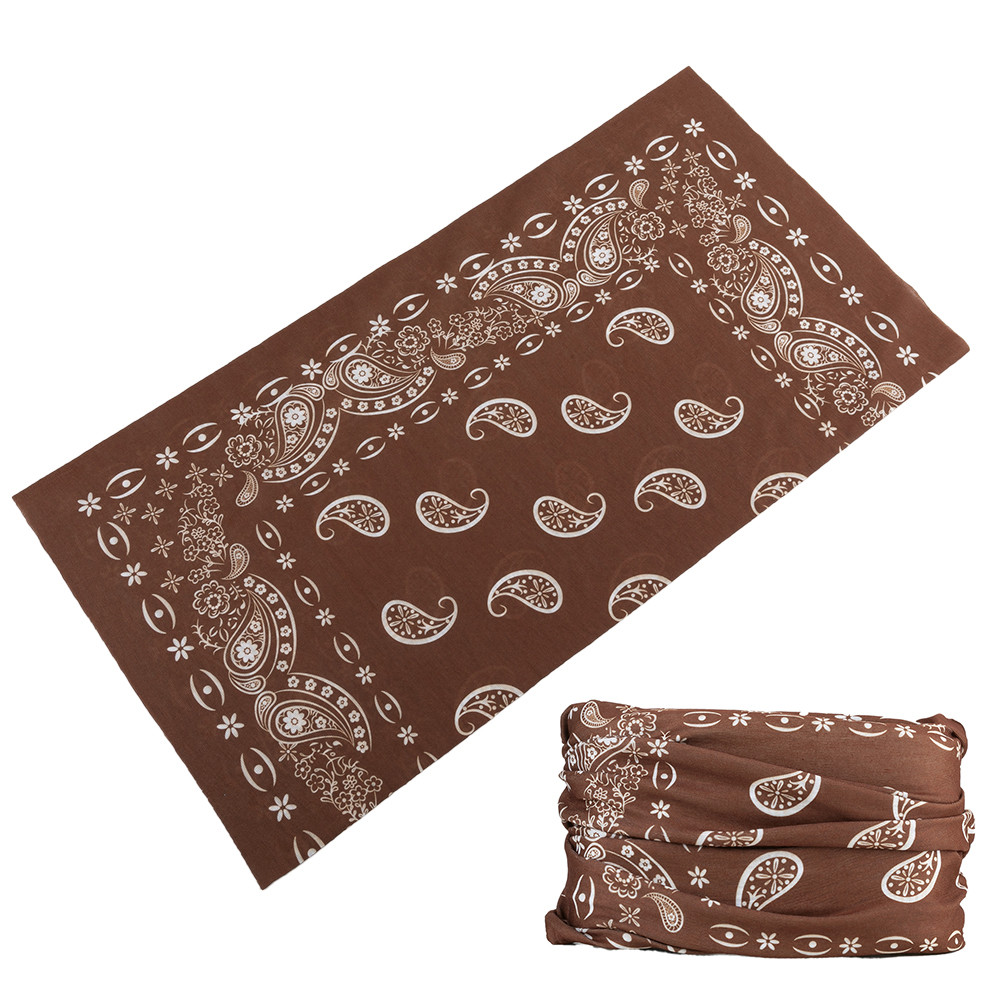 Paisley Magic Seamless Bandanas Women Men Sports Headband Outdoor Head Scarf For Female Male Buffs Face Shield