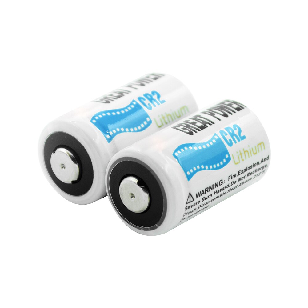 2 kpl 3v litiumioniakku alkuperäinen  cr2 cr15 h 270 el1 kr 2 turvajärjestelmän kameran nimelliskapasiteetti 750 mah