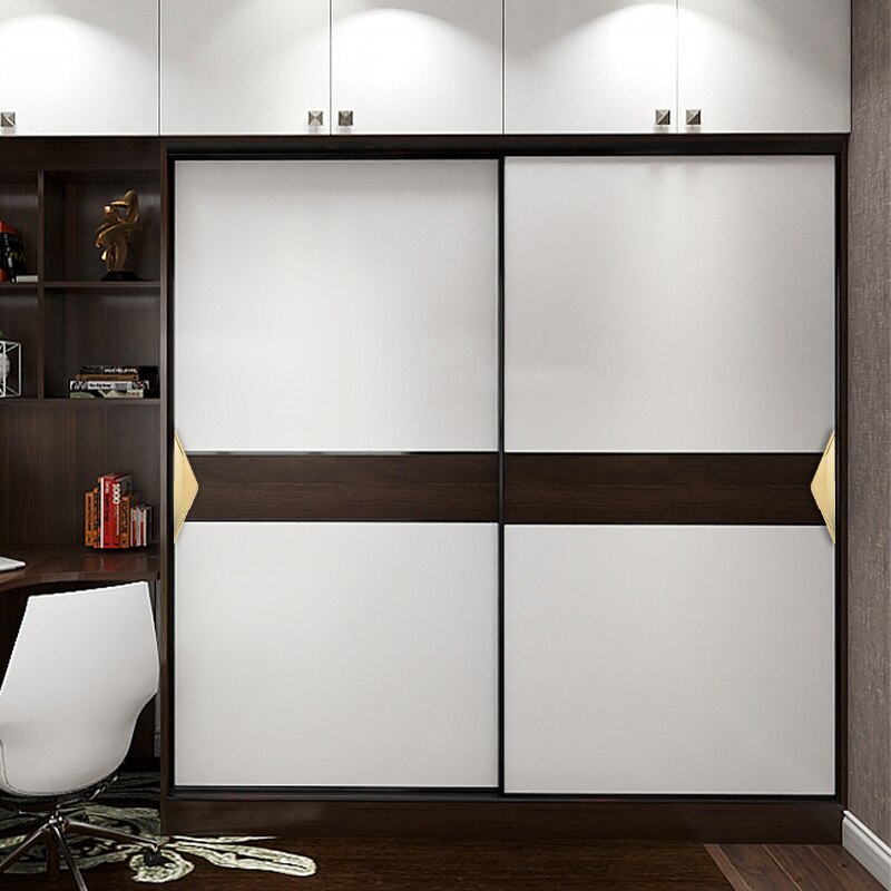 Modern minimalist embedded concealed handle light luxury cabinet door drawer hidden triangle embedded sliding door concealed