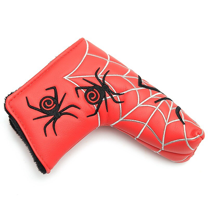 Spider Met Zilveren Web Putter Cover Headcover Voor Scotty Cameron Ping Odyssey Elke Blade Putter Hoofd Covers