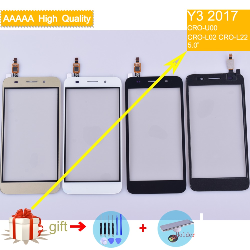 For Huawei Y3 Touch CRO-U00 CRO-L02 CRO-L22 Touch Screen Touch Panel Sensor Digitizer Front Glass Outer Lens Touchscreen