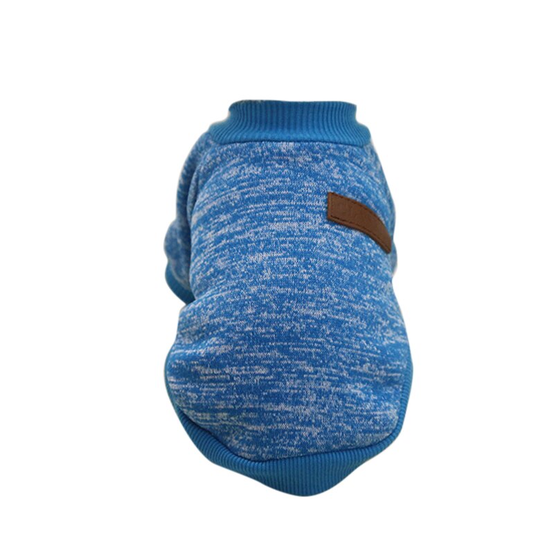 DIDIHOU Dog Sweater Clothes Costume Soft Warm comfortable Apparel For Small Dogs Chihuahua Supplies Sweater Clothes Costume Soft: Silver / M
