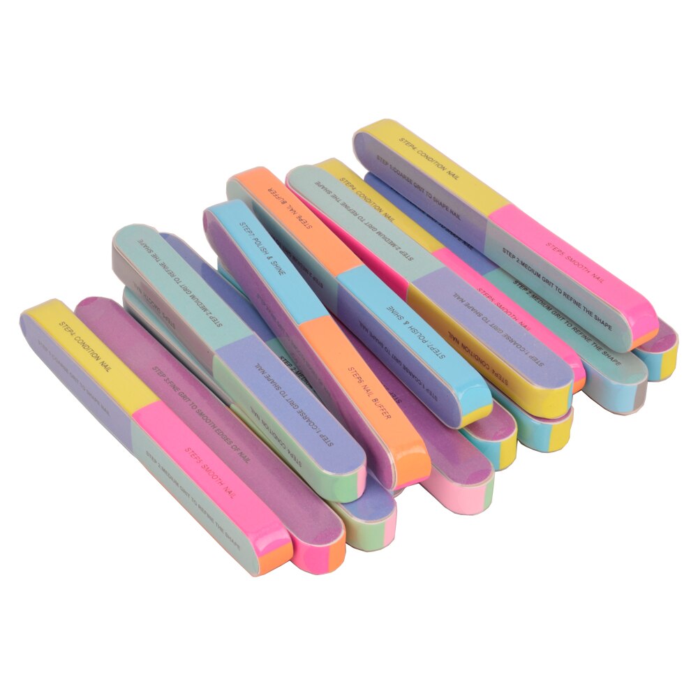 Kilmonla Nail File 7-sided Nail Buffer Multi-use Buffer Art Sanding Manicure Tools Sponge Beauty Nail Repair