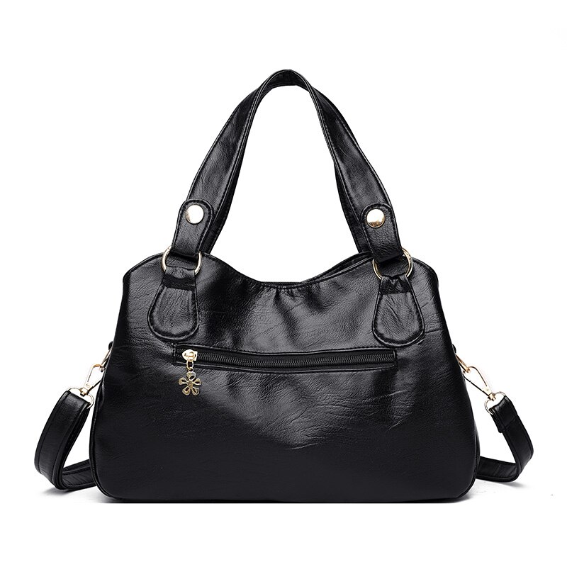 Ladies 3-layer zipper Shoulder Bag Brand Women Handbags Bags for Women Leather Crossbody Bags Sac