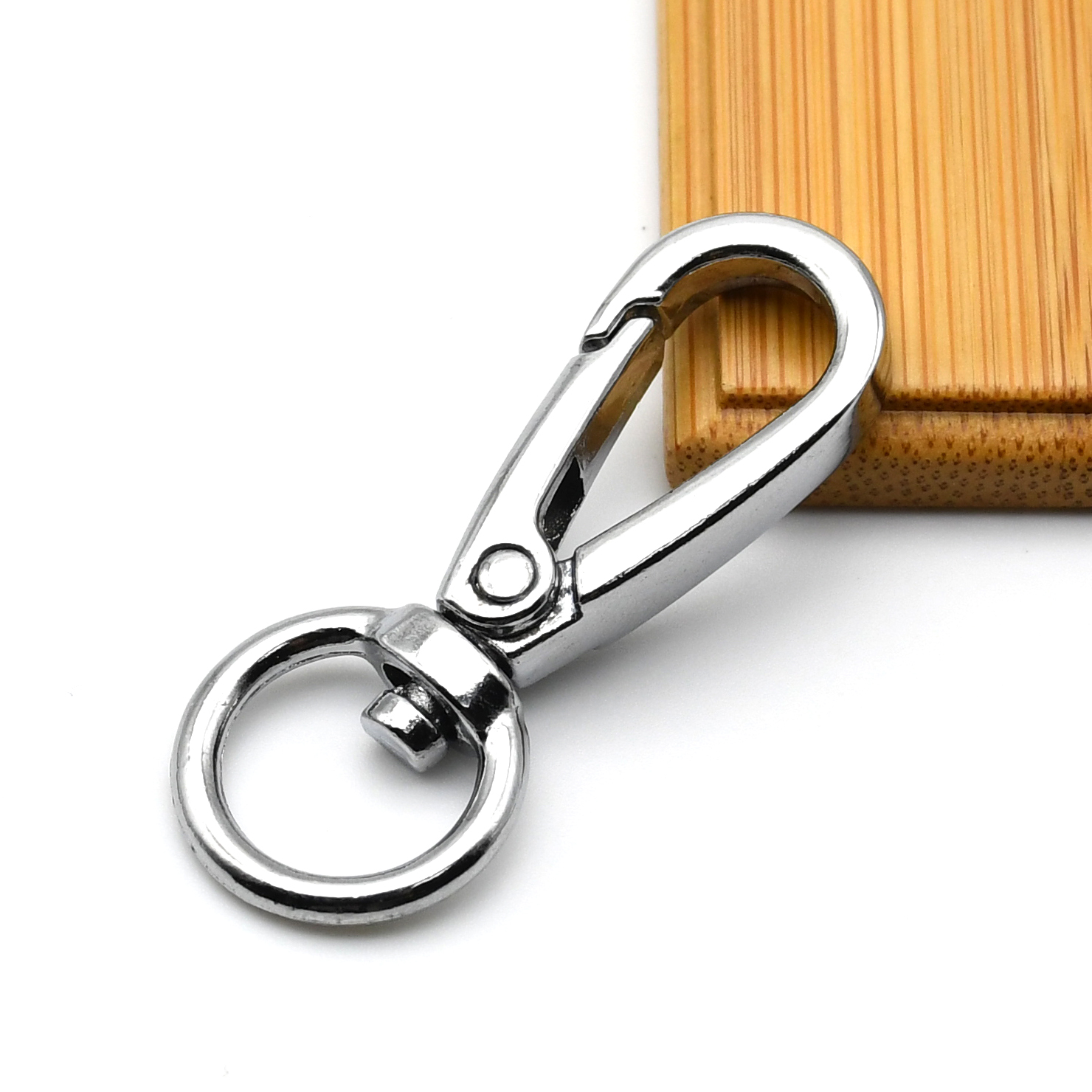 Draaibare Karabijn Karabijnhaak Metalen Karabijnhaak Trigger Clip Gesp Sleutelhanger O Ring Hondenriem Tas Onderdelen Handtas DIY Accessoires: Antiek zink