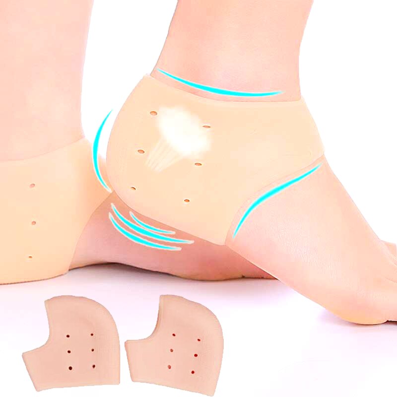 Hallux valgus corrector, grote teenspreider, voetrichter, hallux valgus voetverzorging, siliconen inlegzolen voor schoenen, kussentjes: Stijl e -1 paar beige