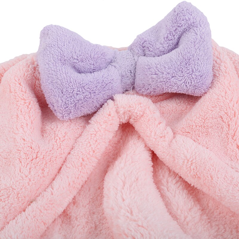 Baby Water-Absorberende Douche Capshair Drogen Handdoek Hat Cap Microfiber Boog Kind Badmuts Kind Zorgzame Levert