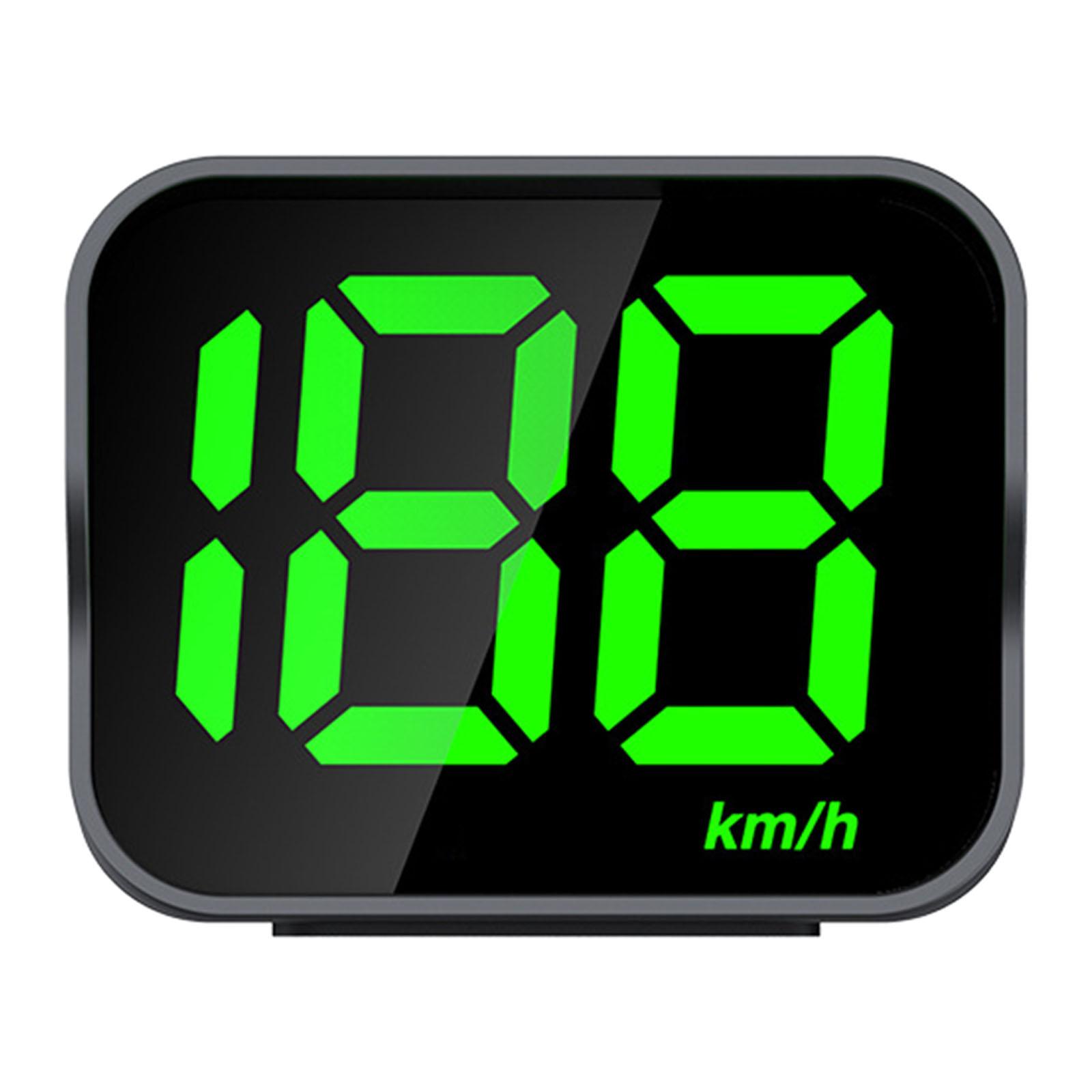 Bluetooth M1 GPS Head up Display Speedometer Big Fonts Overspeed Warning Kmh Digital Speed Display for Cars Truck Mini Size