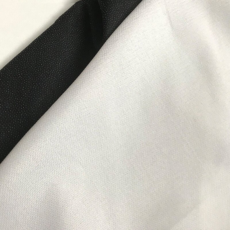 1 metro de interfaz de una sola cara pegamento entretela Fusible tela de seda suave ropa, costura bolsas adhesivo forro suministros