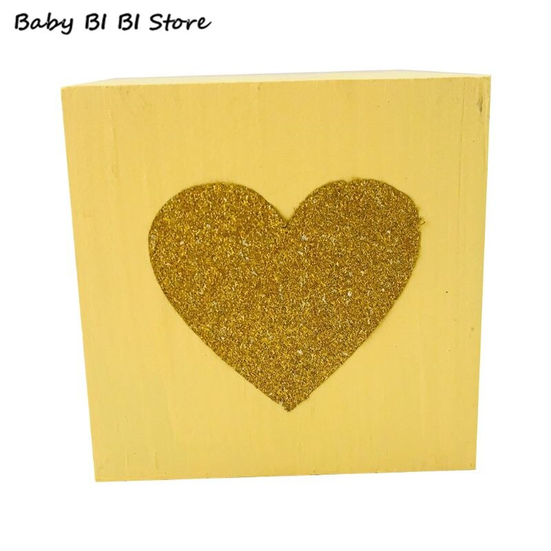 Decoración del hogar nubes cubo cuadrado madera maciza personalidad bebé foto Props productos para niños