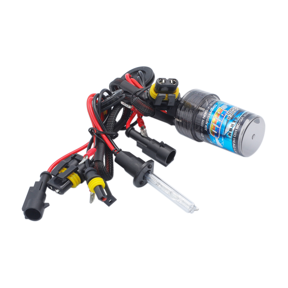 2 stücke versteckte Wechselstrom-Xenon birne 12v 35w 55w 3000k 4300k 6000k 8000k 10000k 12000k h1 Autos chein werfer Nebels chein werfer