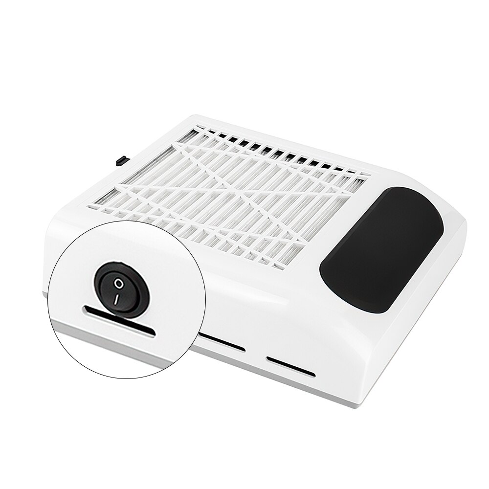 Professionele Nail Stofafzuiging Collector Sterke Fan 80W Nagels Stofzuiger Nail Art Salon Apparatuur Manicure Machine Tools