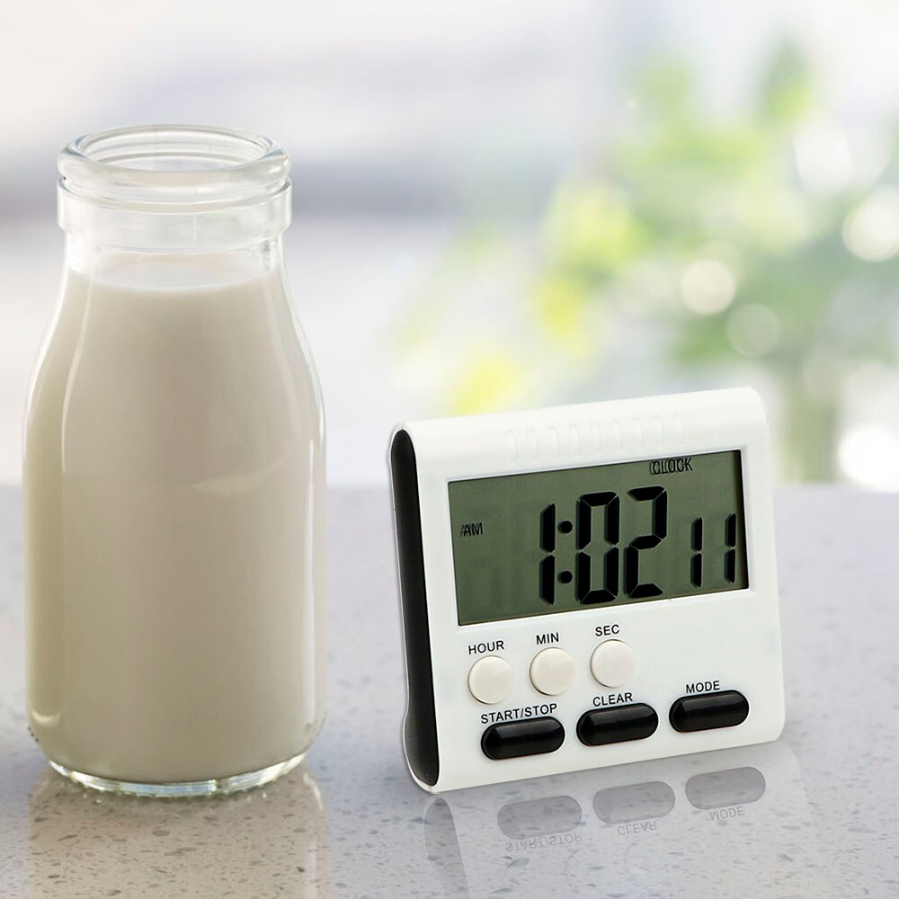 NICEYARD Cooking Timer Memory Function Kitchen Timer Count Up Down Alarm Clock 12 Hours Magnetic Large LCD Digital Timers