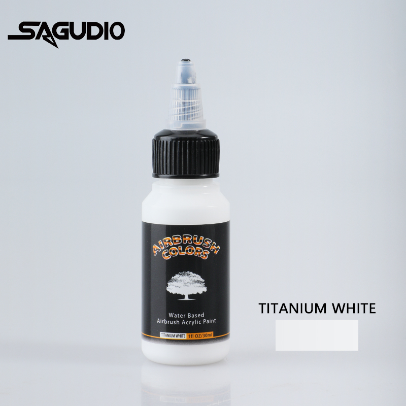 SAGUD Airbrush Paint Ready to Spray Water-Based 24 Matte Colors 30ml Premium Acrylic Paint for Beginners Hobbyist and Artists: plum