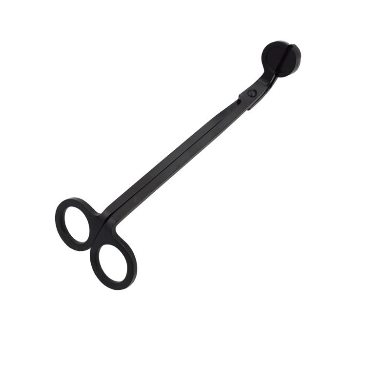 Mèches de bougies en coton tissé, noyau de cire de soja, pour bricolage, ligne de lampe à Kerosene, accessoires en bois, fabrication de bougies: Trimmer Black