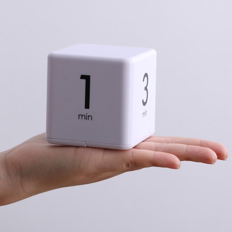 Home Cube Timer Square Cooking Count Up Countdown Alarm Sleep Stopwatch Clock For Time Management Workout Timer Kitchen Cocina