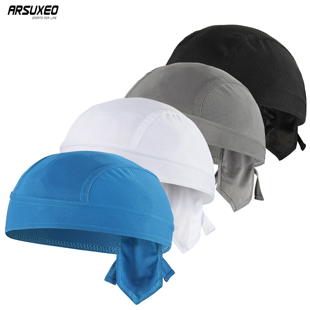 ARSUEXO multicolores Ciclismo gorra verano transpirable Bandana Ciclismo al aire libre deporte bicicleta Bandana hombres secado rápido cabeza bufanda
