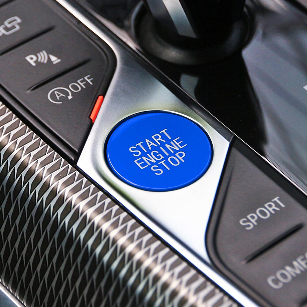 Auto Start Motor Stop Schakelaar Ontsteking Knop Vervanging Voor Bmw 1 2 3 4 8 X5 X6 X7 Z4 Serie f40 F44 G20 G22 G14 G05 G06 G29