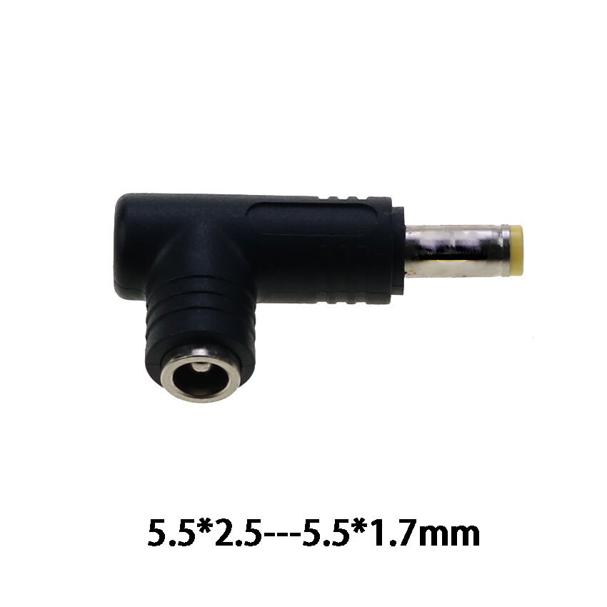 Adaptador de enchufe hembra DC 5.5X 2,5 MM, conectores a 6,3, 6,0, 5,5, 5,0, 4,0, 3,0mm, 2,5, 2,1, 1,7, 1,0mm, 7.4HP, 1 unidad: D