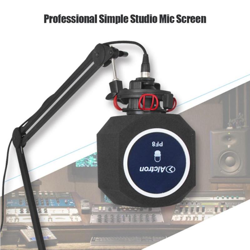 Original Alctron PF8 Simple Studio Mic Screen Acoustic Filter Desktop Recording Microphone Noise Reduction Wind