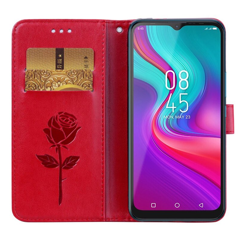 Per Infinix Hot 10 Lite custodia per telefono custodia in pelle PU per telefono Flip Cover Protector per Infinix Hot 10 Lite Funda portafoglio Shell Book Capa