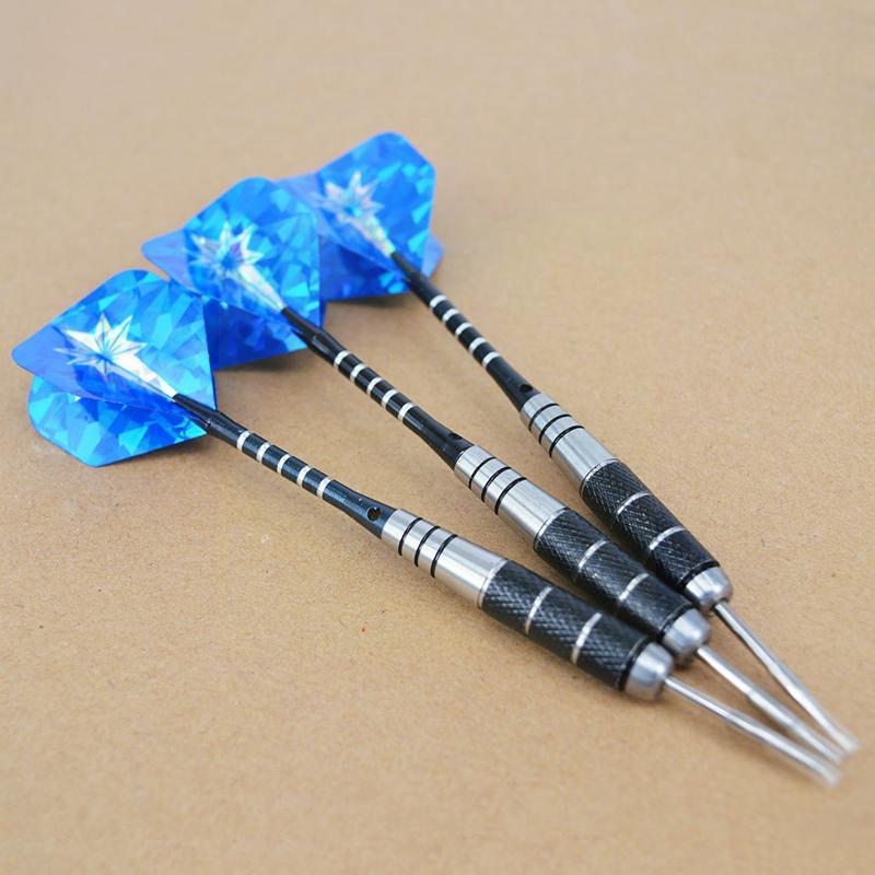 Freccette professionali dell&#39;ago dell&#39;acciaio del tungsteno di 3 pz/set 22g freccette con i voli E0w6 degli alberi del dardo di punta di sport