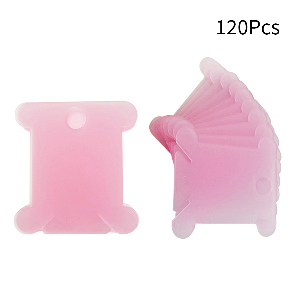 120 PCs Kruissteek Opslag Houder Plastic Naaigaren Winding Plaat Board Card Borduren Floss Craft Draad Spoel Organizer